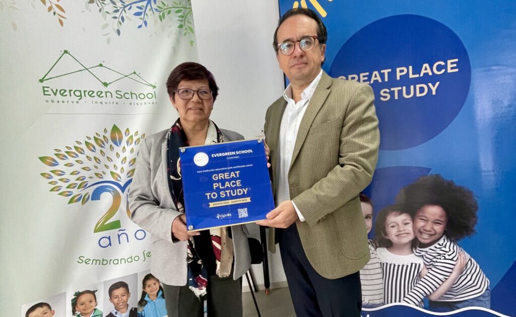 Evergreen School recibe su quinta certificación consecutiva 'Great Place to Study'